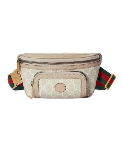 gucci white belt bag